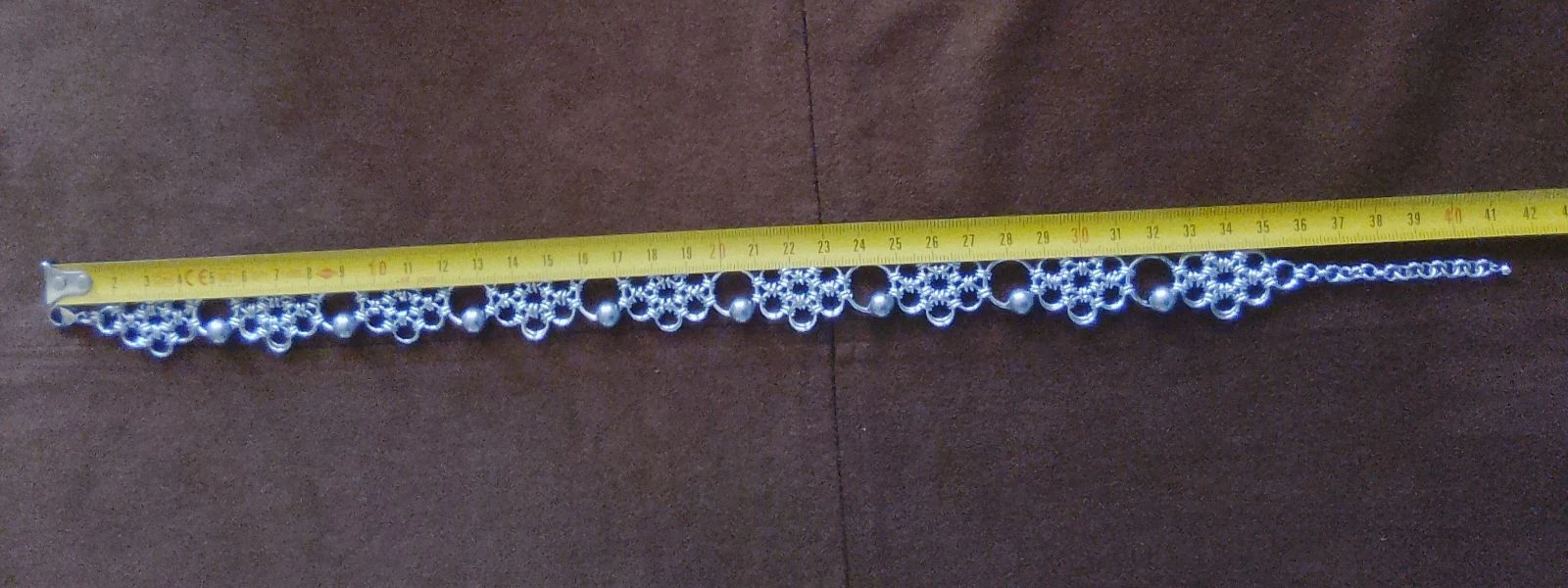 Collar choker "flores" de cadena japonesa – photo 5